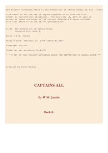 The Temptation of Samuel Burge - Captains All, Book 8.