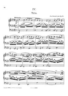 Partition No., Trio,  pour orgue, Op.56, Suite für Orgel, Op.56