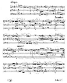 Partition complète, corde trio, Ferreri, Ernesto