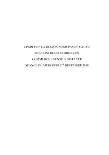 CPRDFP DE LA REGION NORD PAS DE CALAIS