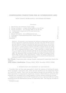 COMPENSATED COMPACTNESS FOR 2D CONSERVATION LAWS