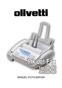 Notice Téléphone et Fax Olivetti  Fax-Lab 450