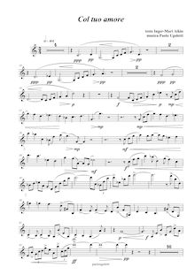 Partition clarinette , partie (B♭), Ima Aikio  chansons, Ugoletti, Paolo