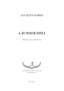Partition complète et parties, A Summer Idyll, Harris, Ian Keith