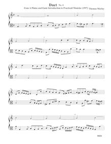 Partition Duet 4 - partition complète, A Plain et Easy Introduction to Practical Music