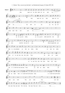 Partition Ch. 1: Soprano , partie, Musikalische Exequien, Op.7, SWV 279-281