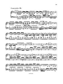 Partition , Concerto en G major, BWV 980, 16 Konzerte nach verschiedenen Meistem