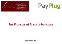 IFOP : Les Français et la carte bancaire