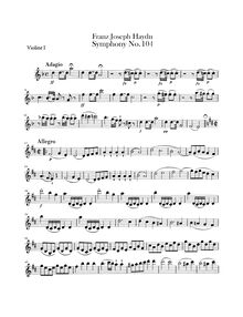 Partition violons I, Symphony No. 104, London/Salomon, D Major, Haydn, Joseph
