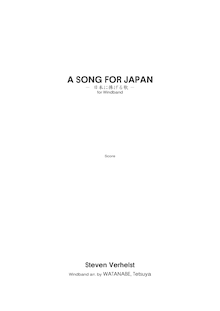 Partition complète, A Song pour Japan, Verhelst, Steven par Steven Verhelst