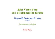 Jules Verne, l'eau et le développement durable