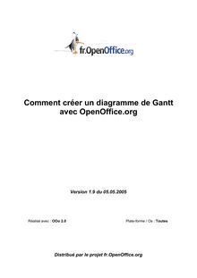 Comment créer un diagramme de Gantt avec OpenOffice.org