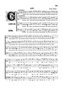 Partition complète (monochrome), Cantate Domino canticum novum