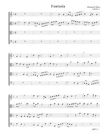 Partition Fantasia, VdGS No.3 - partition complète (Tr A T B), fantaisies pour 4 violes de gambe