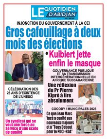Le Quotidien d’Abidjan du 30/06/2023