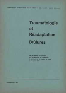 Traumatologie et réadaptation - brûlures