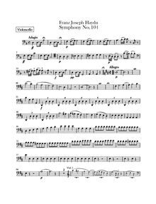 Partition violoncelles, Symphony No. 104, London/Salomon, D Major