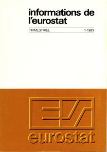 Informations de l eurostat. TRIMESTRIEL 1-1983