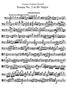 Partition de violoncelle, Instrumental-Concerte. Op.3