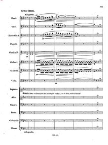 Partition Nos. 13–14, Heimkehr aus der Fremde, Op.89, Liederspiel in einem Akt