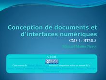 Conception de documents et d interfaces numériques