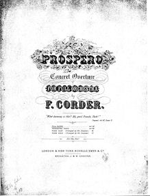 Partition complète, Prospero, Concert Overture for Full Orchestra