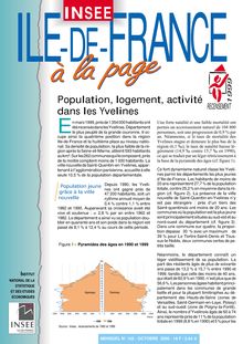 Population, logement, activité dans les Yvelines
