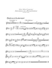 Partition Xylophone/carillon, Adventures en a Perambulator, Carpenter, John Alden