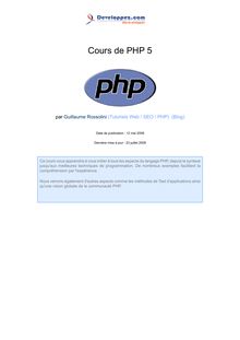 Cours de PHP 5