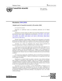 resolution 2548 Sahara occidental