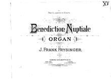 Partition complète, Benediction Nuptiale, Frysinger, Frank