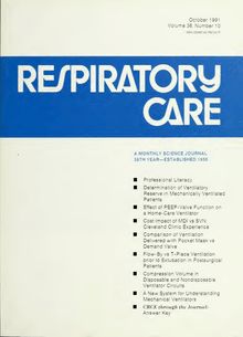 Respiratory care : the official journal of the American Association for Respiratory Therapy