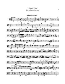Partition Basses, Cockaigne Overture, Op.40, In London Town, Elgar, Edward