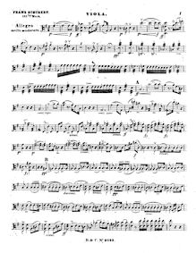 Partition viole de gambe, corde quatuor No.15, G Major, Schubert, Franz par Franz Schubert