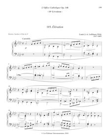 Partition 1, Élévation (A-flat major) - 1, Prélude (G minor), L’Office Catholique, Op.148
