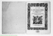 Partition Alto, Il Primo Libro de Madrigali a cinque voci, del Reuerendo M. Giouanni Croce da Chioggia, Nouamente posto en luce. - en Venetia Appresso Angelo Gardano 1585.