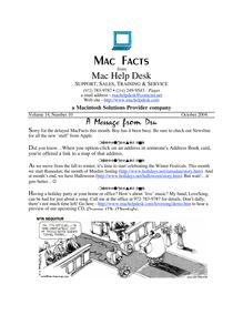 Mac Facts