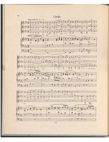 Partition , Credo, Missa Sincere en Memoriam, Op.187, Missa (sincere in memoriam) f. dreistimm. Frauenchor m. Org.