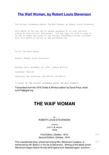 The Waif Woman