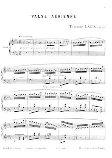 Partition complète, Valse aérienne, Op.159, Lack, Théodore