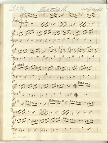 Partition complète, flûte Sonata en E minor, E minor, Wagenseil, Georg Christoph
