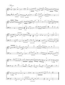 Partition complète, Allegro en G, G major, Gibbs, Joseph