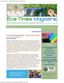 Eco-Times Magazine - February 2009 - Ecology for These Times
