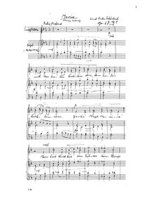 Partition complète, Maria – Ave Maria, Op.67, Fuchs-Schönbach, Ernst
