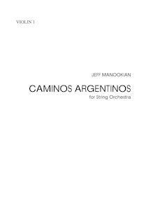 Partition Set of parties (corde orchestre Version), Caminos Argentinos