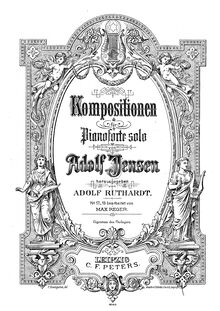 Partition No.4 - Dryade, Idyllen, 8 Stücke für Klavier, Jensen, Adolf par Adolf Jensen