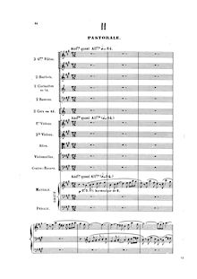 Partition , Pastorale, Premiere Symphonie pour Orgue et Orchestre, Op.42