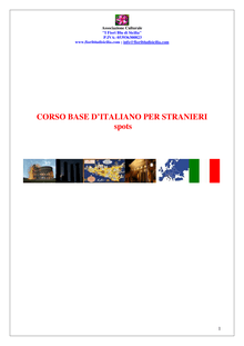 Corso d italiano per stranieri - Apprendre l italien en ligne