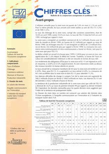 Chiffres clés. Bulletin de la conjoncture européenne et synthèses 7/99