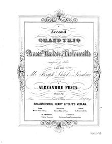 Partition Piano, Piano Trio No.2, E minor, Fesca, Alexander